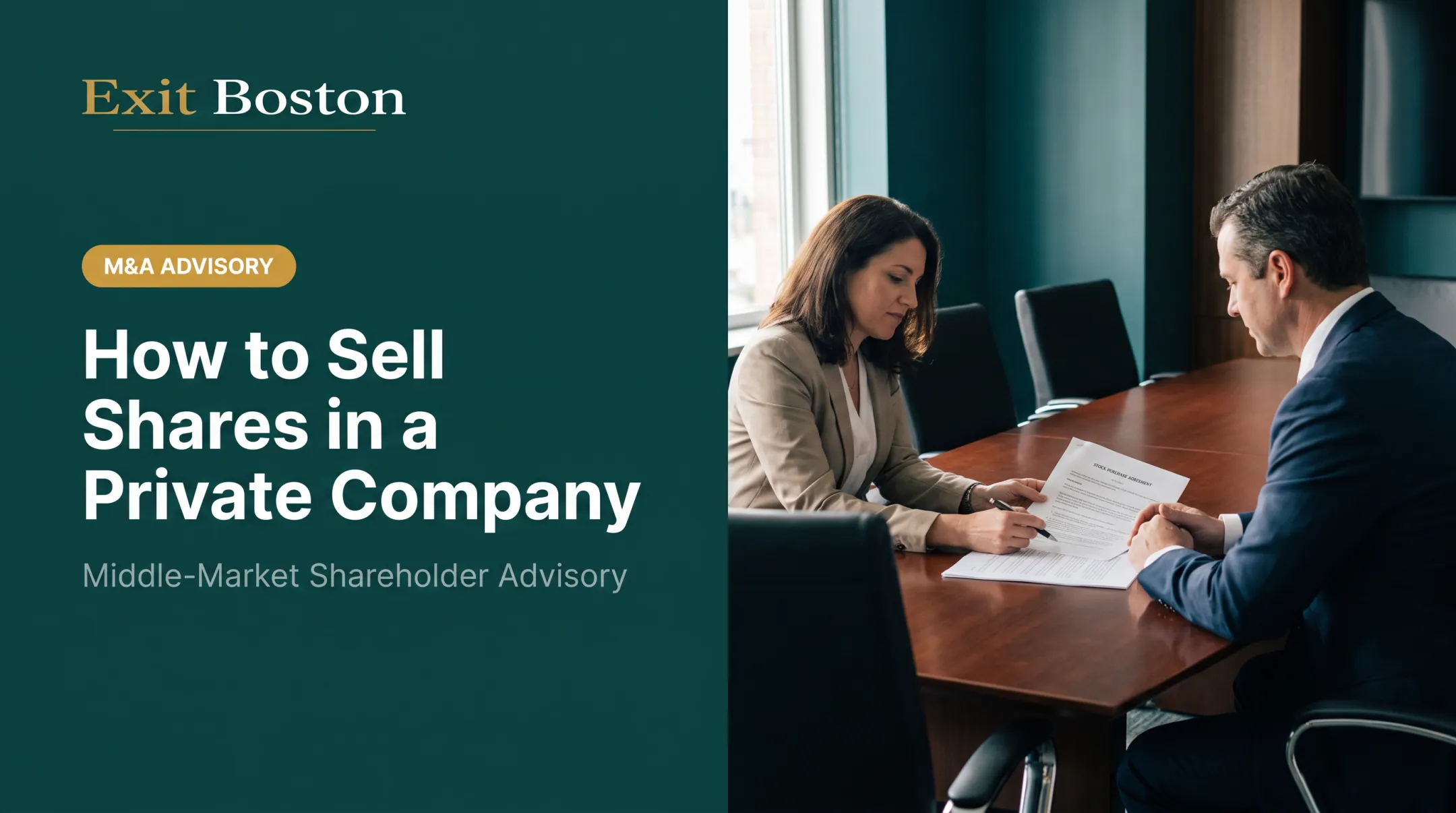 How to Sell Shares in a Private Company
