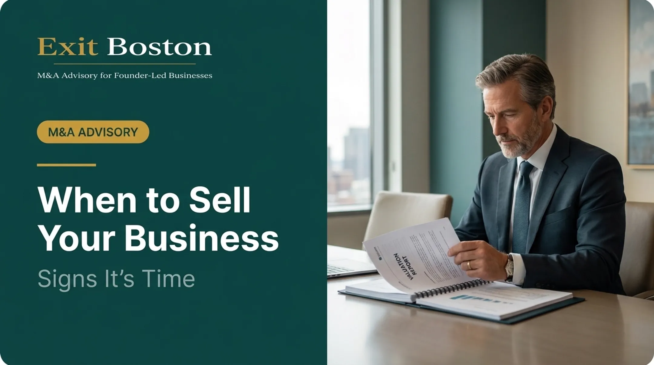 When to Sell Your Business: Signs It's Time