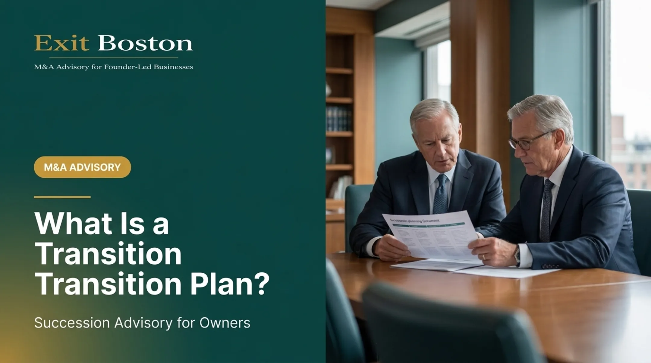 What Is a Transition Plan?