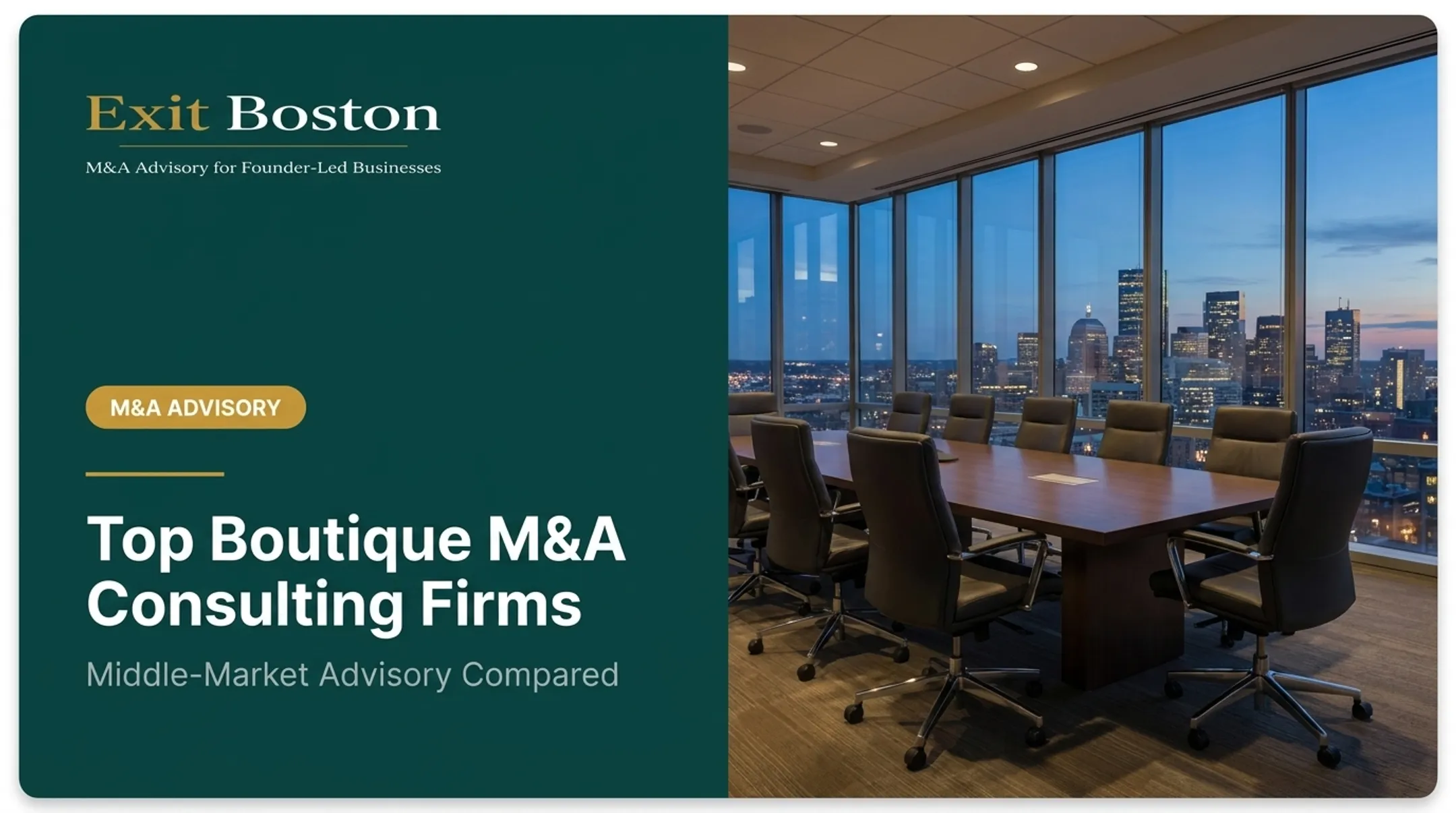 Top Boutique M&A Consulting Firms