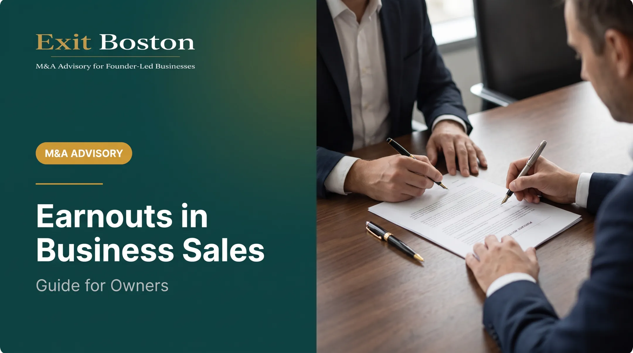 Earnouts in Business Sales: Guide for Owners