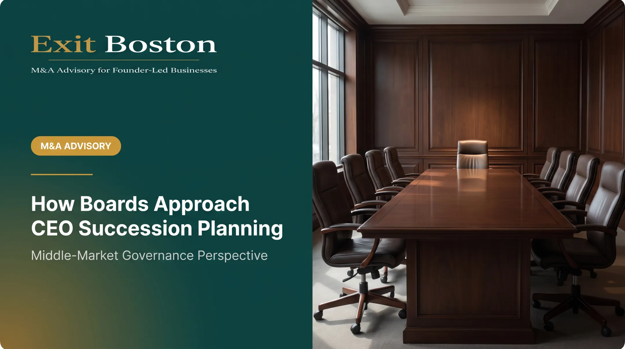 How Boards Approach CEO Succession Planning