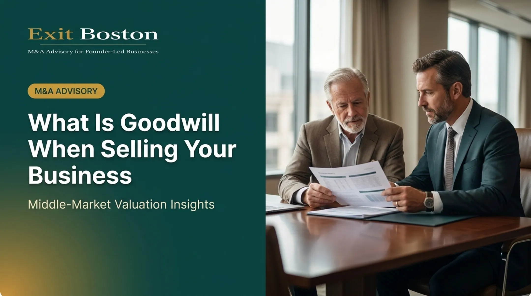 What Is Goodwill When Selling Your Business
