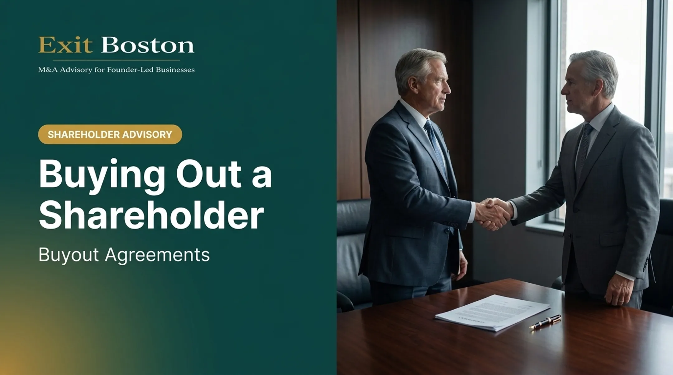 Buying Out a Shareholder: Buyout Agreements