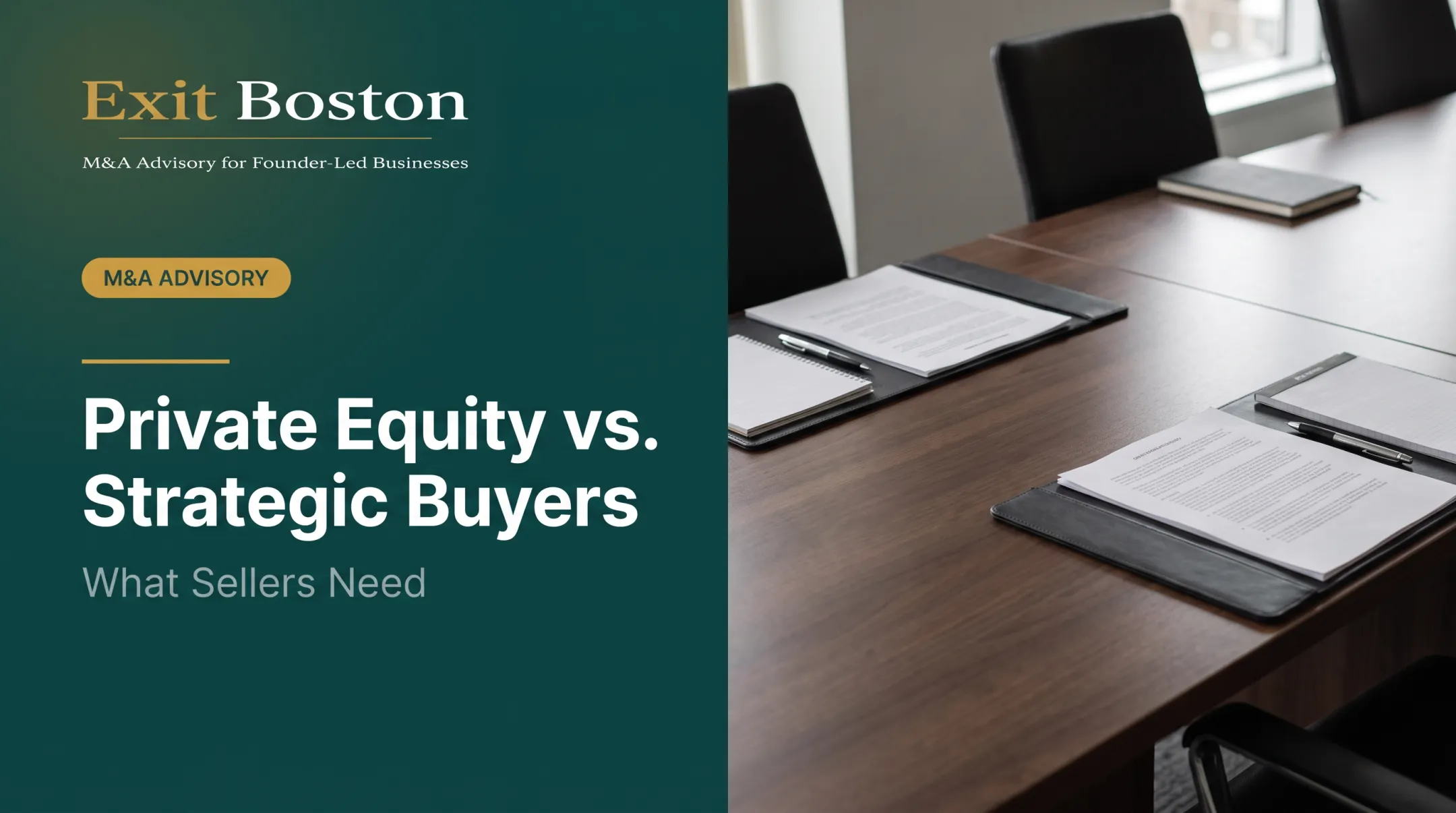 Private Equity vs. Strategic Buyers: What Sellers Need