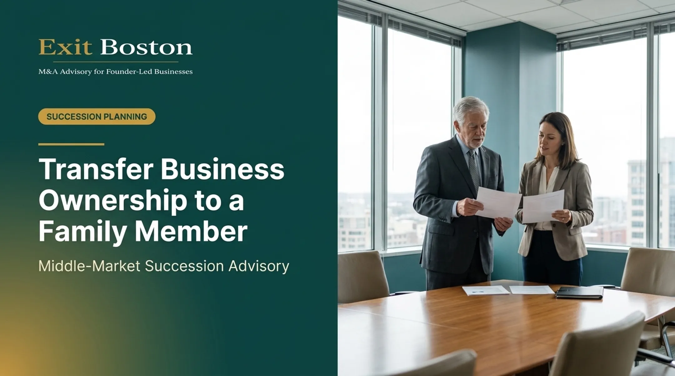 Transfer Business Ownership to a Family Member