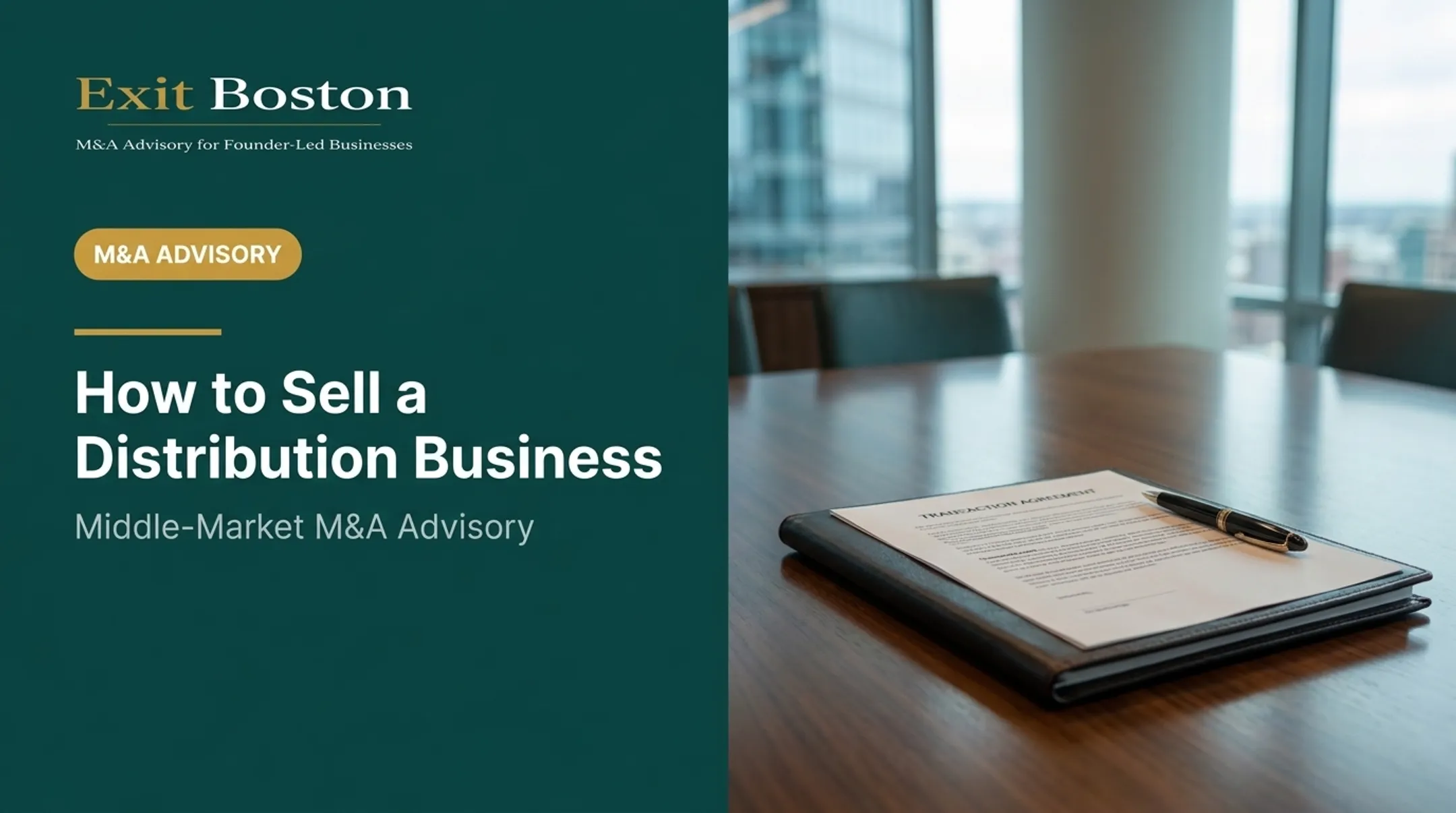 How to Sell a Distribution Business