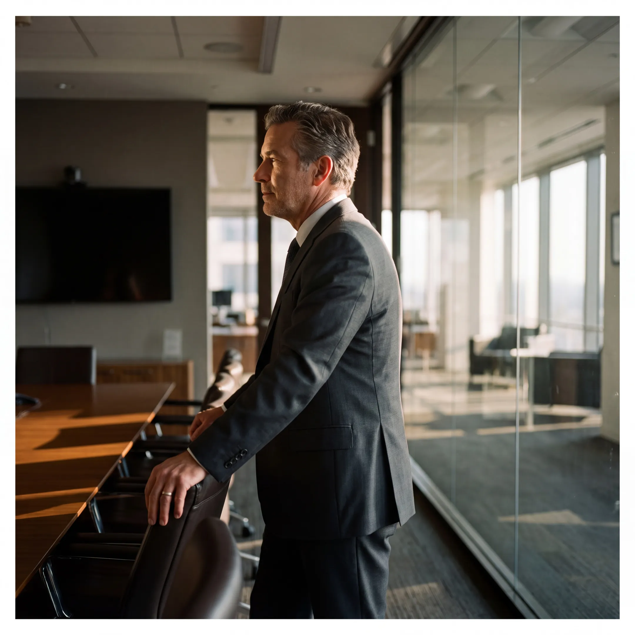 Business owners reviewing an M&A transaction strategy
