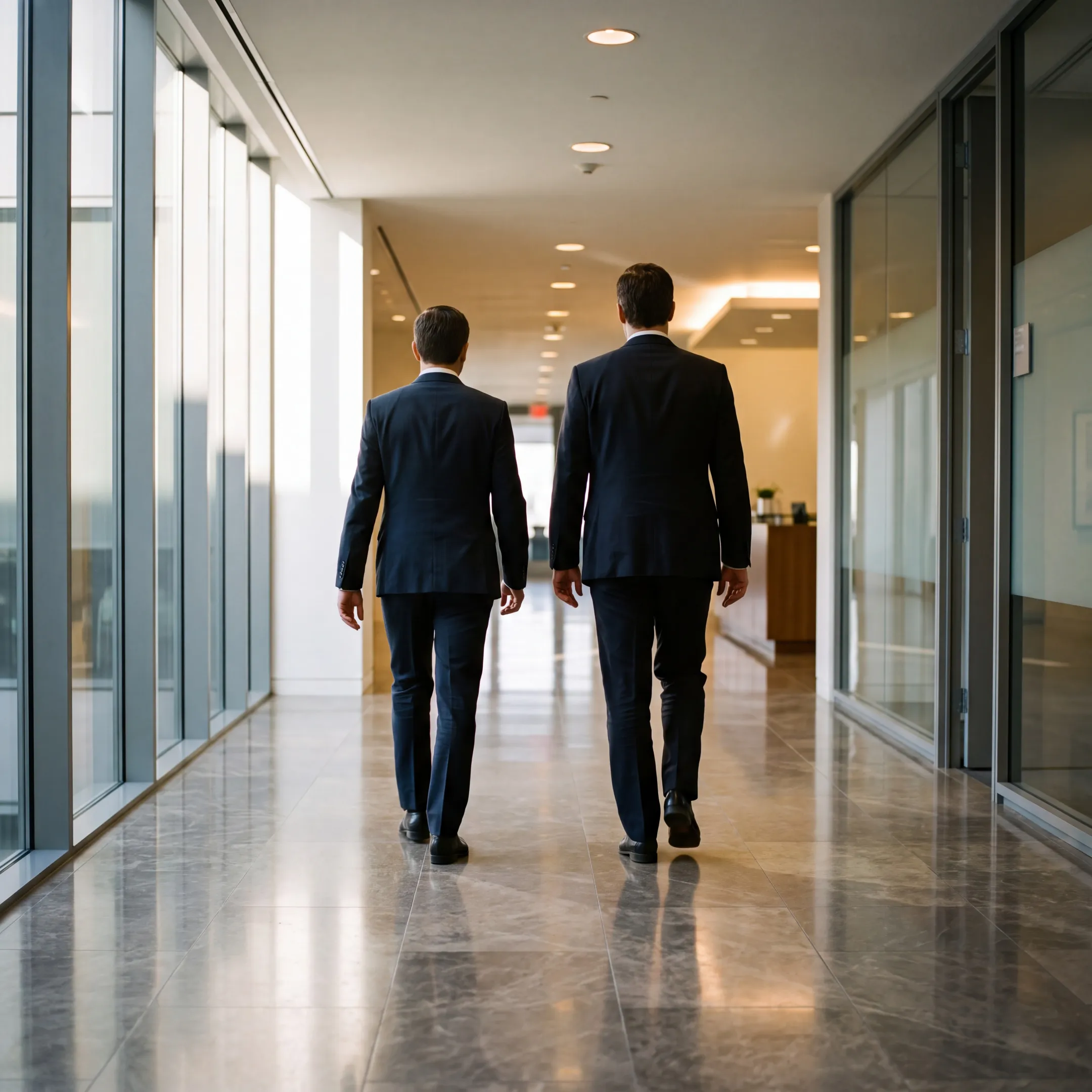 Advisor presenting a business transfer strategy