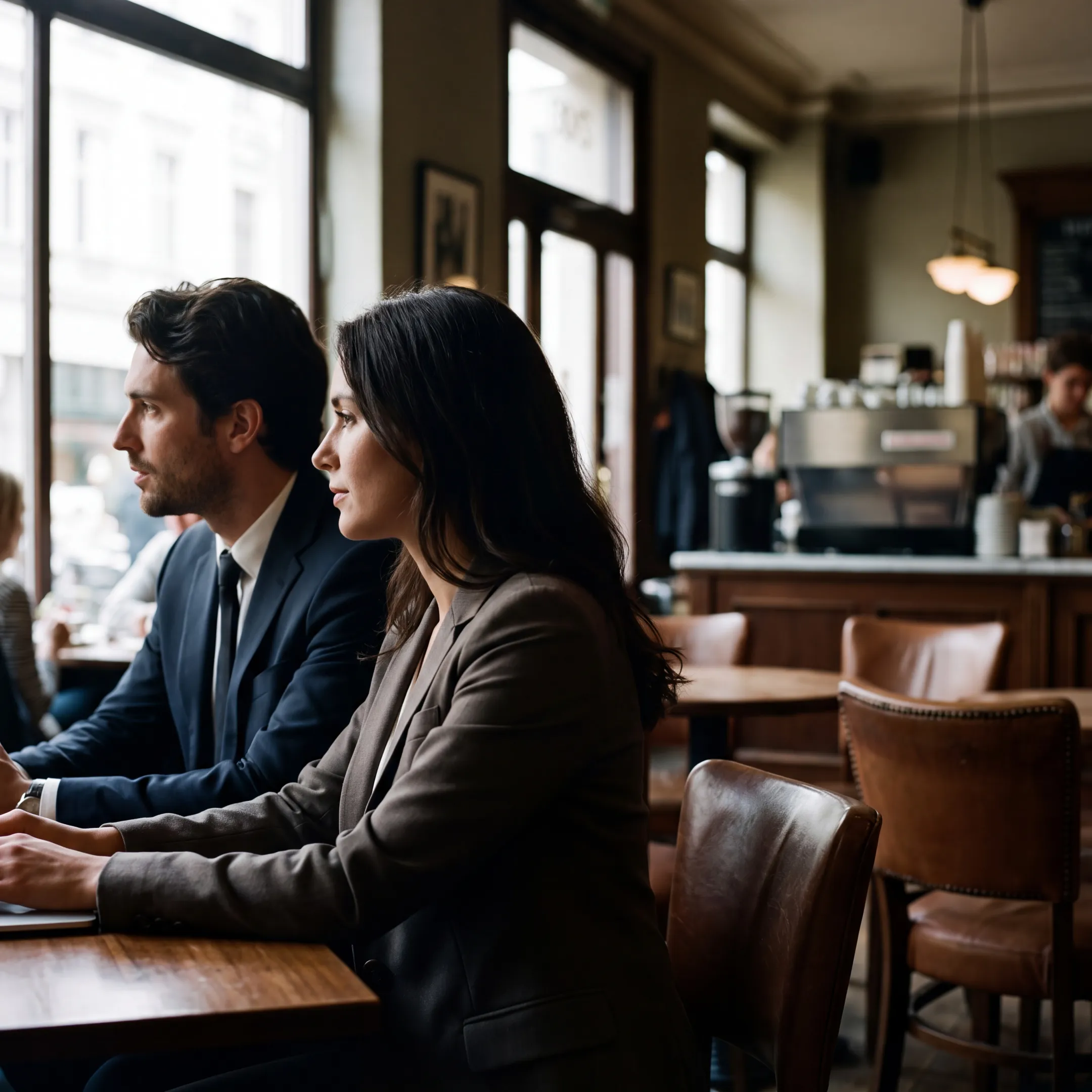 Advisors discussing shareholder transition strategy