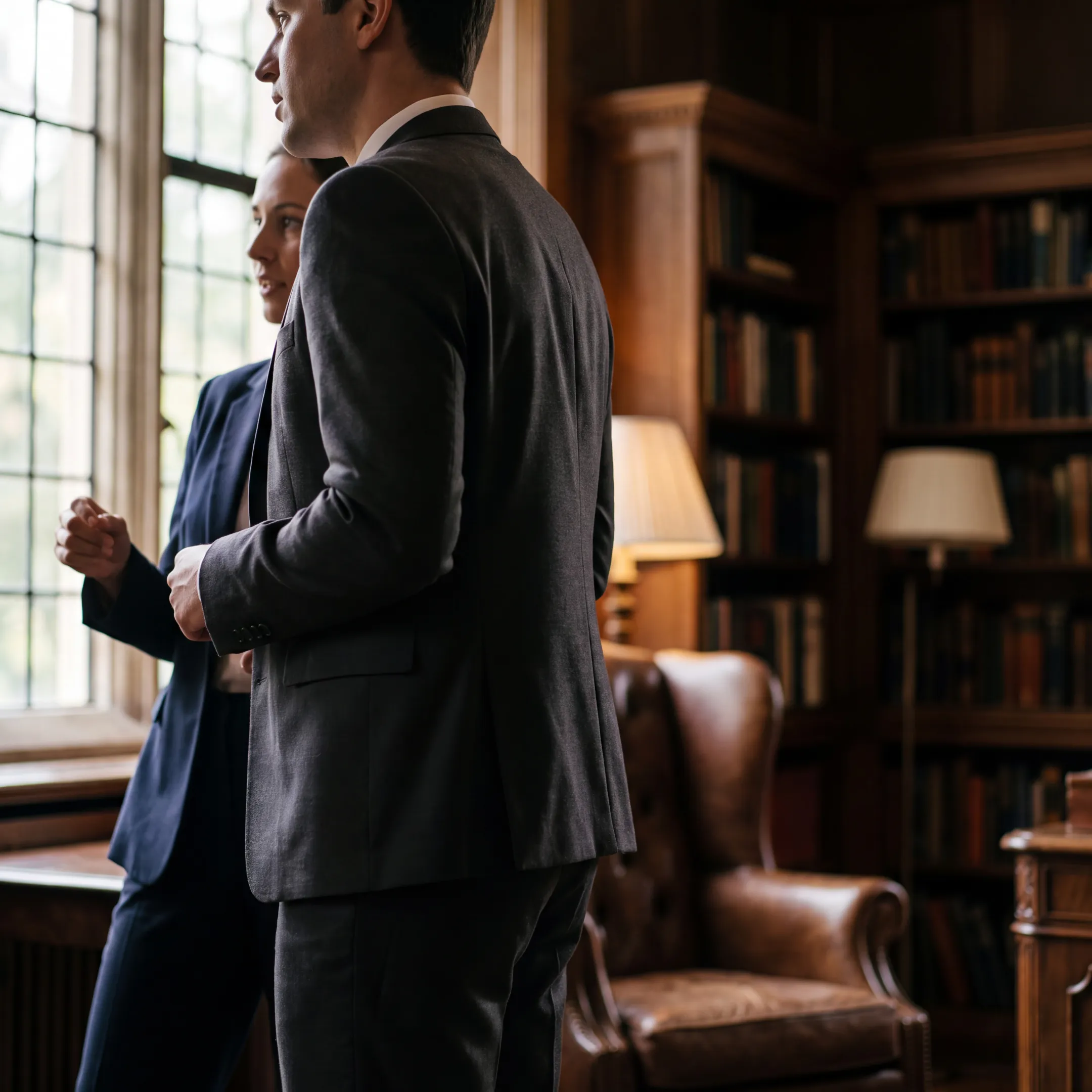 M&A advisors reviewing a transaction strategy