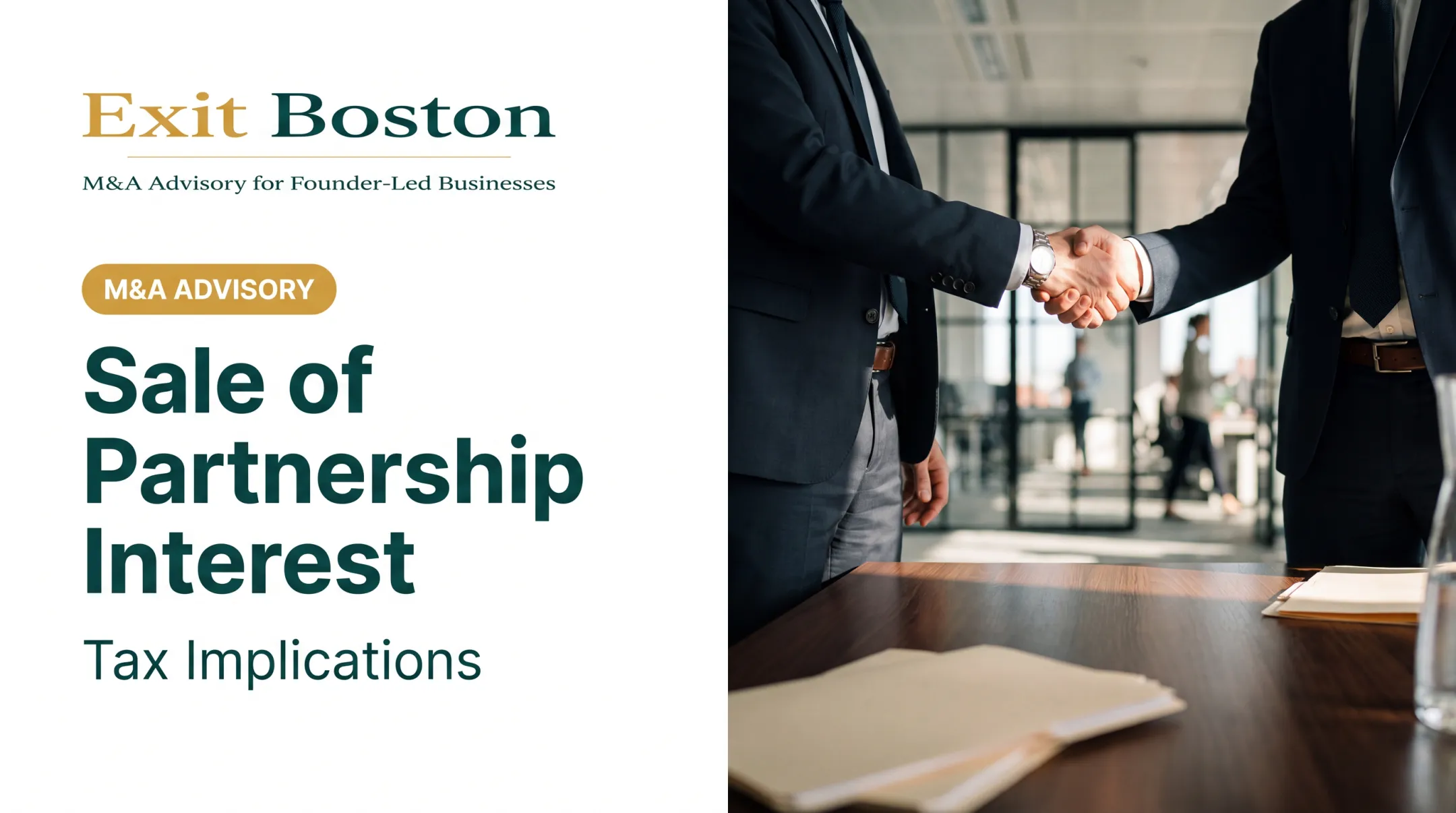 Sale of Partnership Interest: Tax Implications