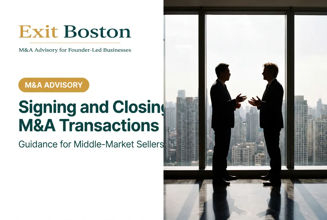 Signing and Closing M&A Transactions