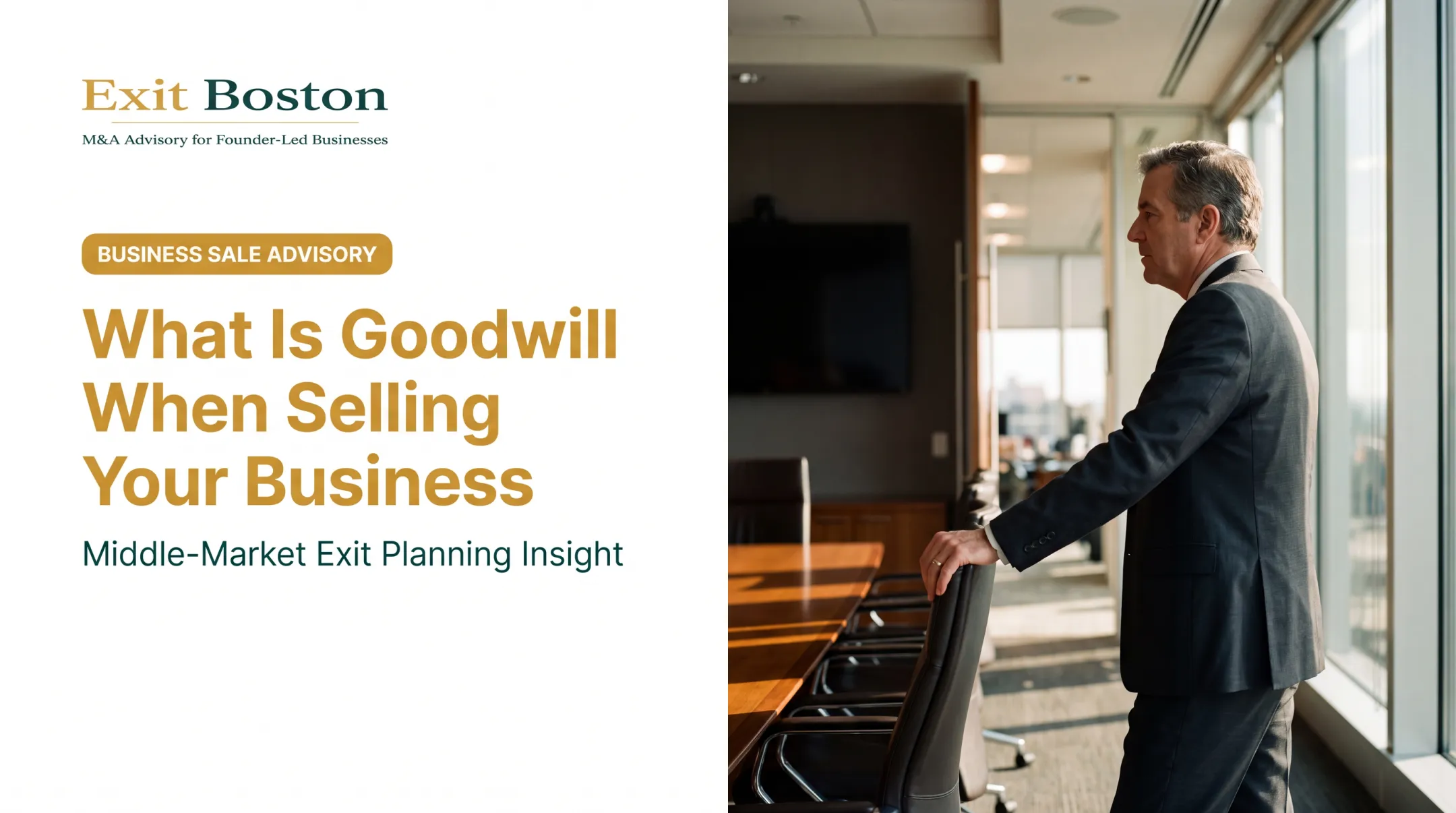 What Is Goodwill When Selling Your Business