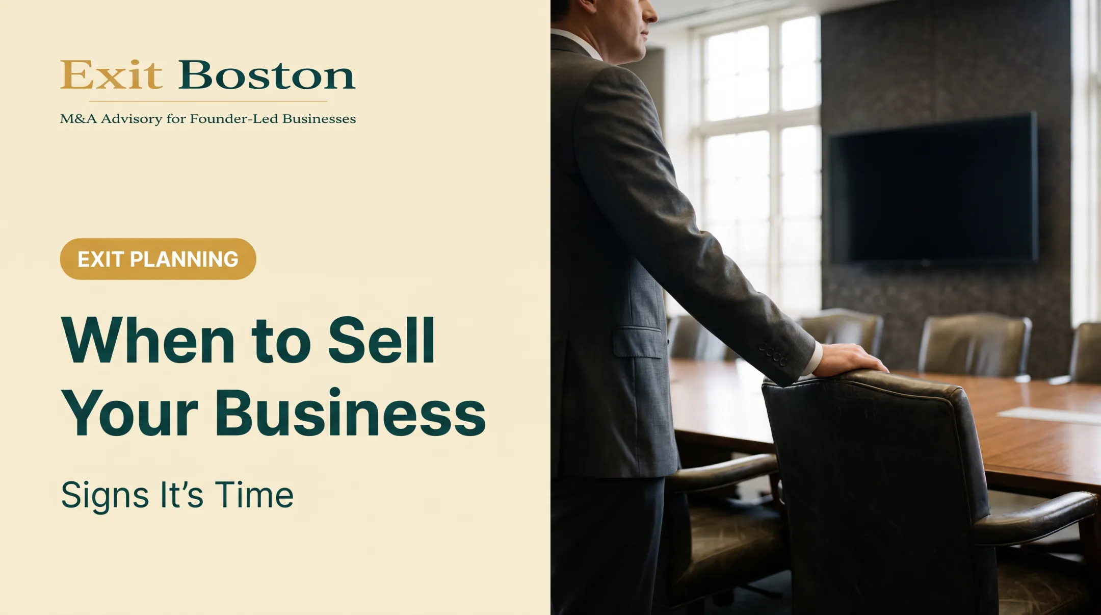 When to Sell Your Business: Signs It's Time