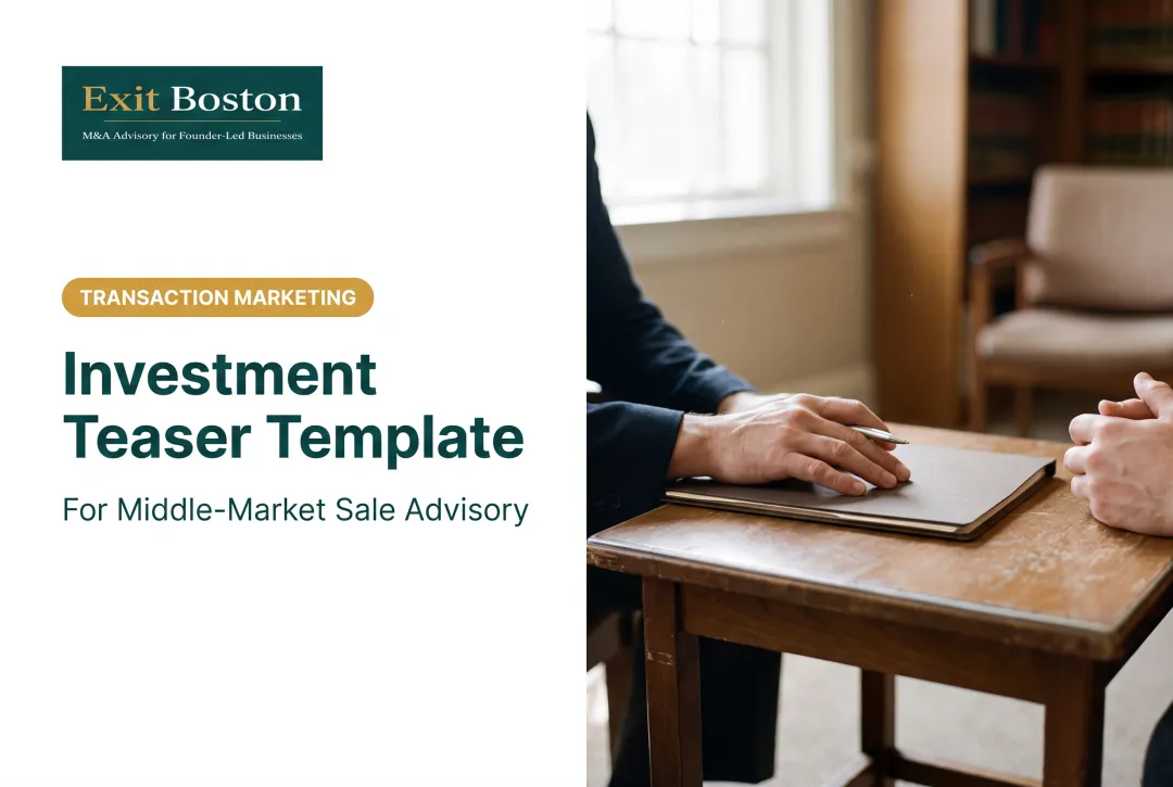 Investment Teaser Template