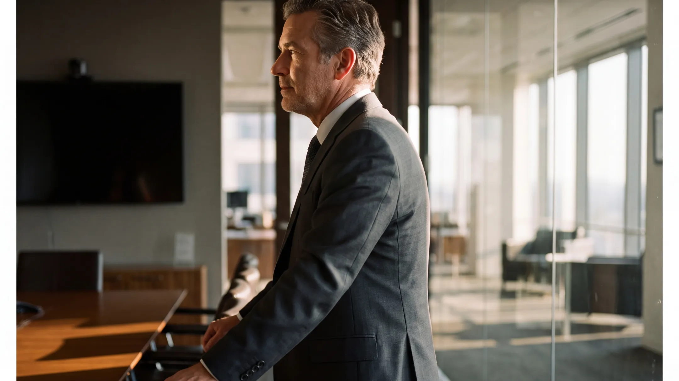 Financial analyst reviewing company balance sheet and valuation reports