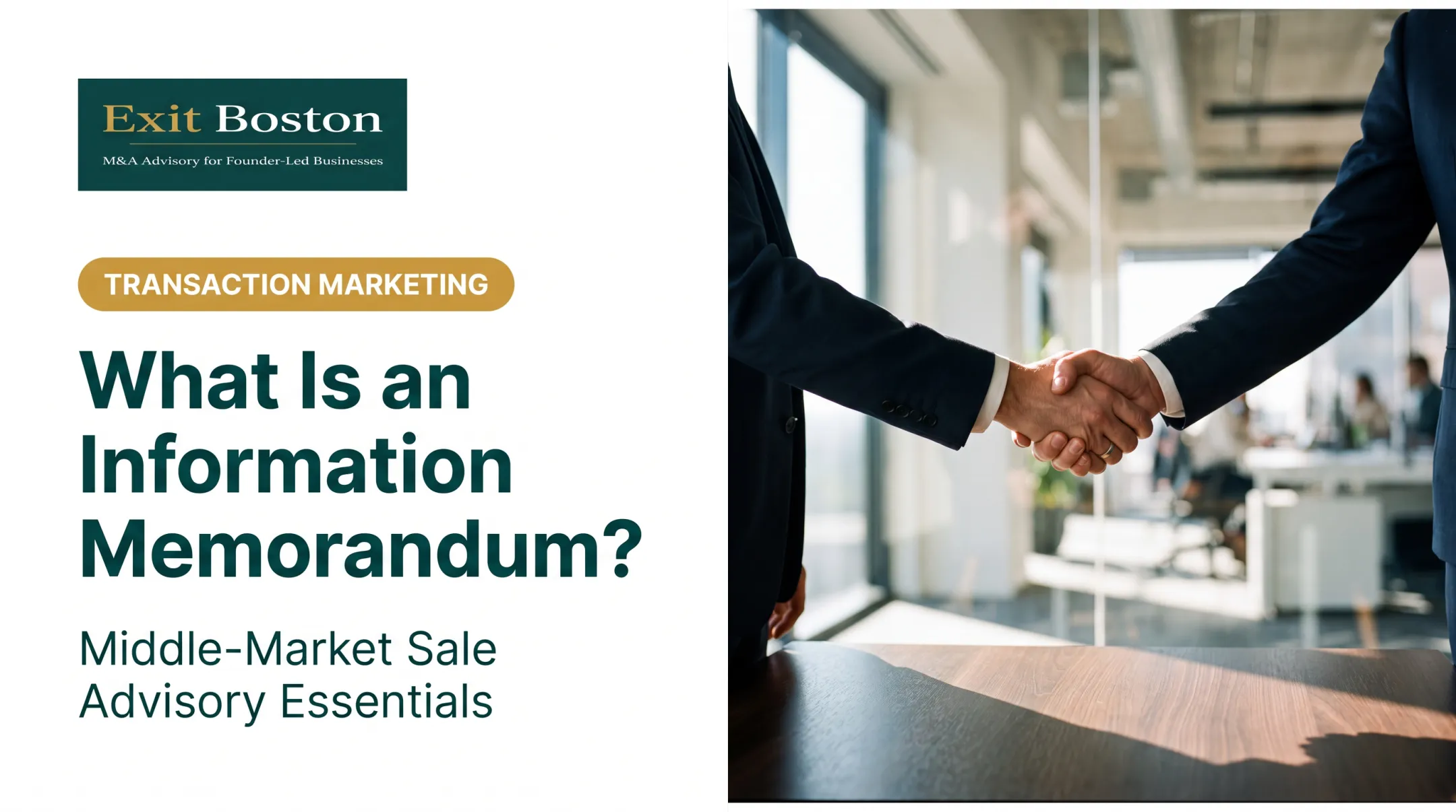 What Is an Information Memorandum?