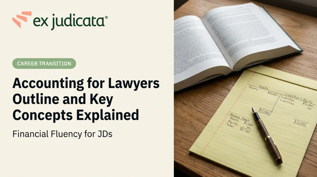 Accounting for Lawyers Outline and Key Concepts Explained