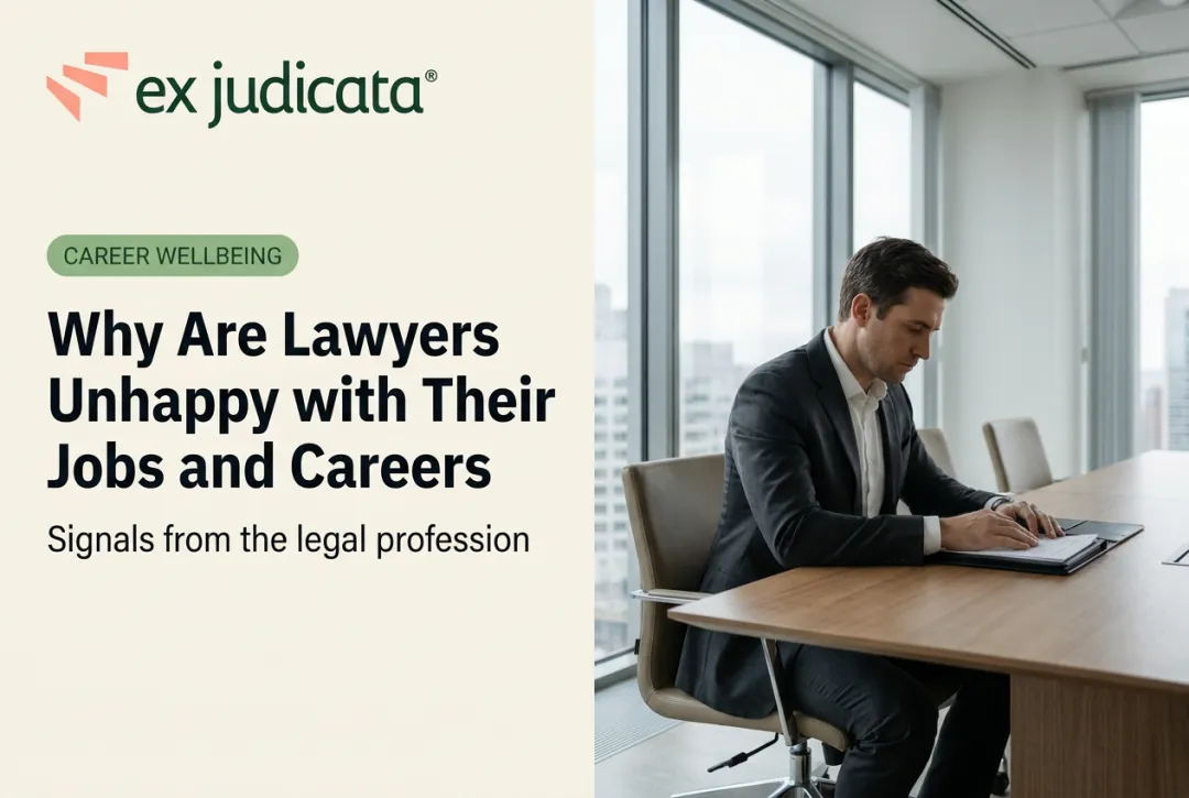Why Are Lawyers Unhappy with Their Jobs and Careers