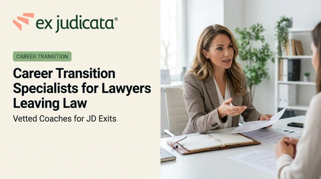 Career Transition Specialists for Lawyers Leaving Law