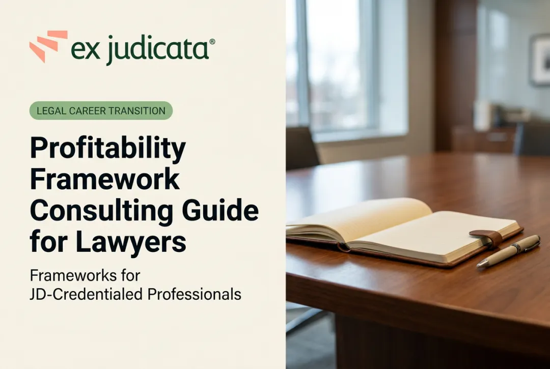 Profitability Framework Consulting Guide for Lawyers
