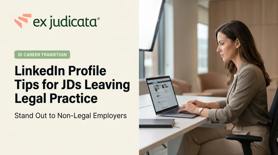 LinkedIn Profile Tips for JDs Leaving Legal Practice