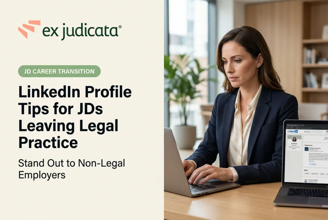 LinkedIn Profile Tips for JDs Leaving Legal Practice
