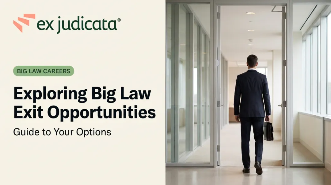 Exploring Big Law Exit Opportunities: Guide to Your Options