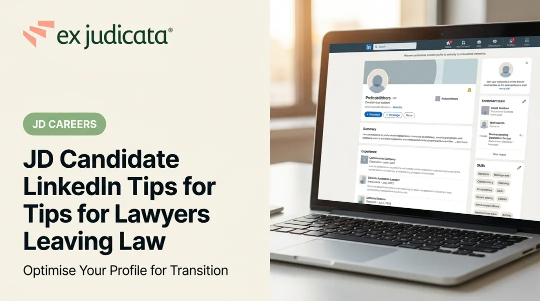 JD Candidate LinkedIn Tips for Lawyers Leaving Law