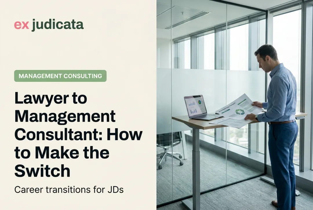 Lawyer to Management Consultant: How to Make the Switch