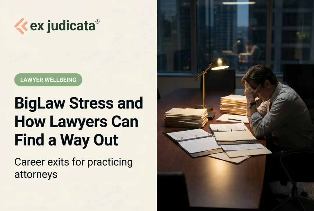 BigLaw Stress and How Lawyers Can Find a Way Out