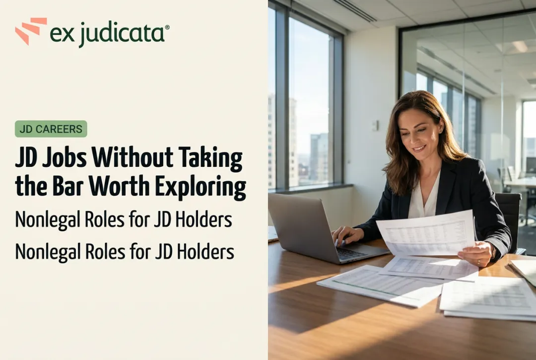 JD Jobs Without Taking the Bar Worth Exploring