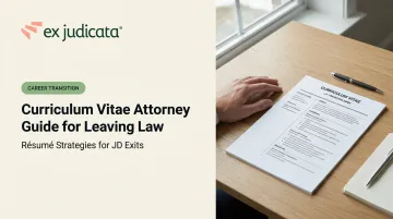 Curriculum Vitae Attorney Guide for Leaving Law