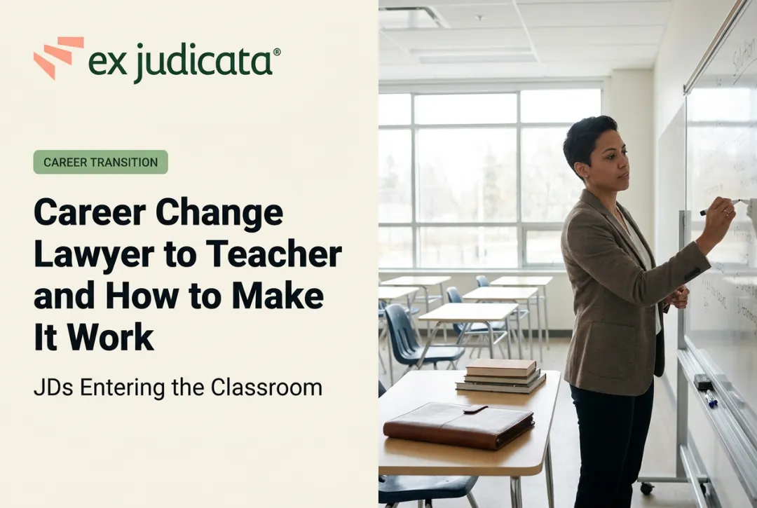 Career Change Lawyer to Teacher and How to Make It Work