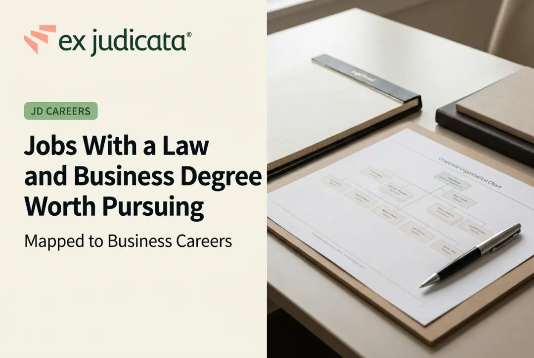 Jobs With a Law and Business Degree Worth Pursuing