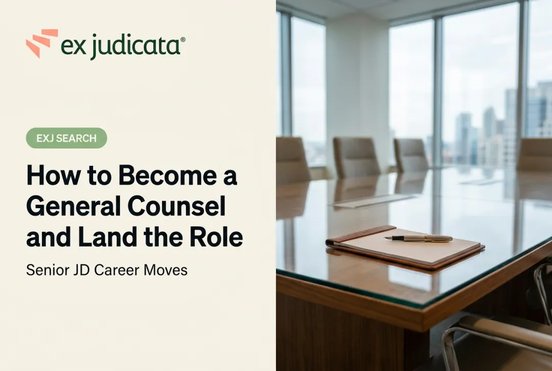 How to Become a General Counsel and Land the Role