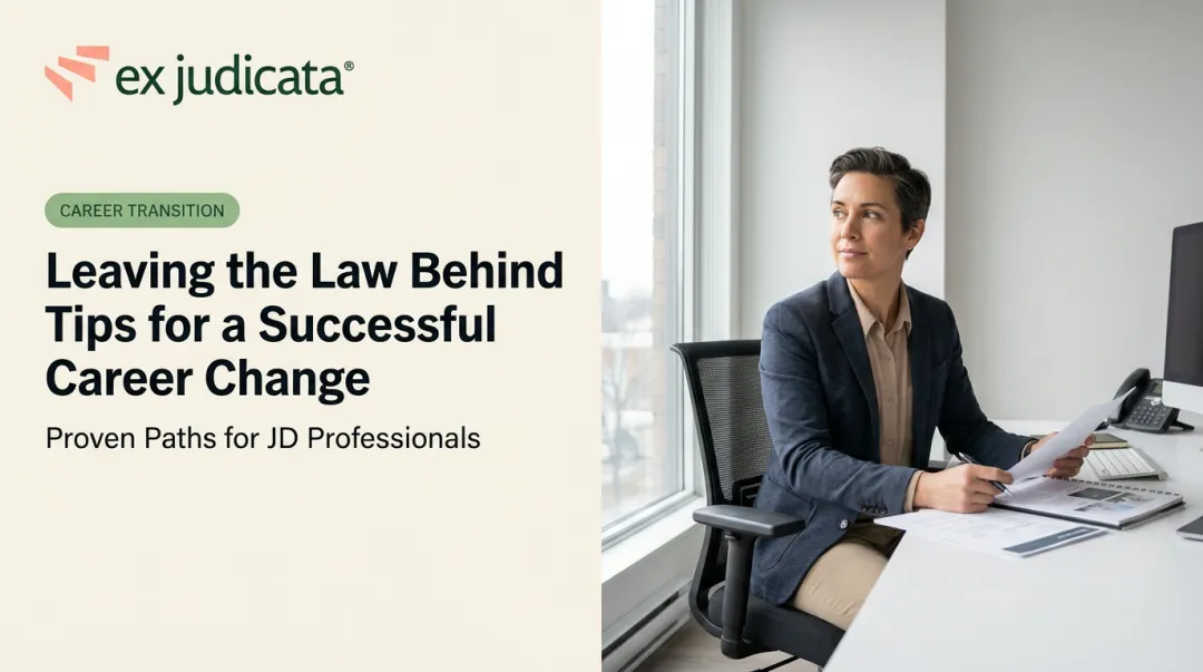 Leaving the Law Behind Tips for a Successful Career Change