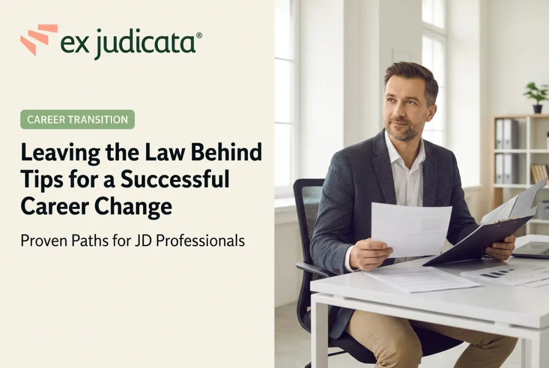 Leaving the Law Behind Tips for a Successful Career Change