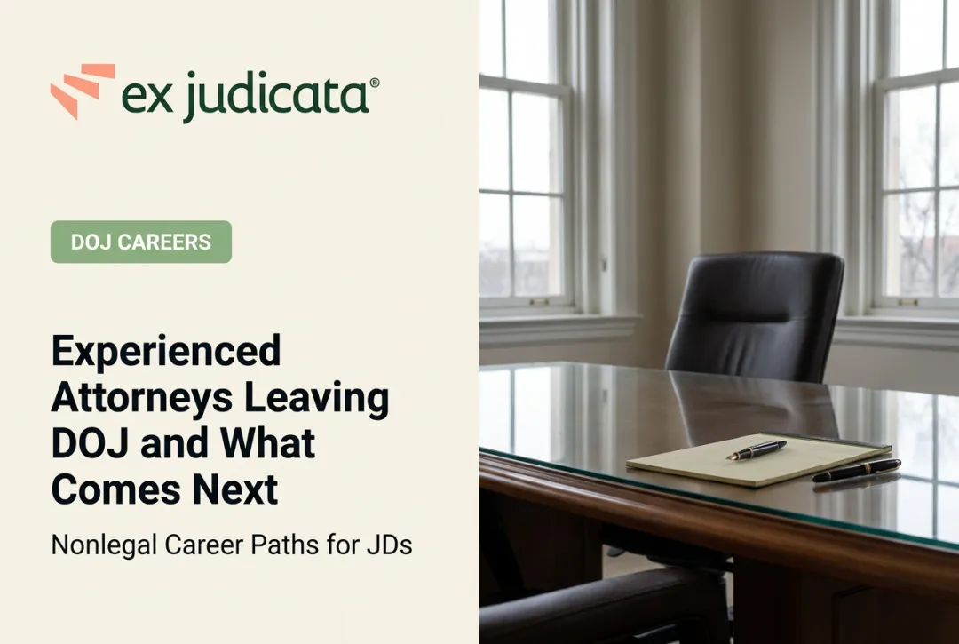 Experienced Attorneys Leaving DOJ and What Comes Next