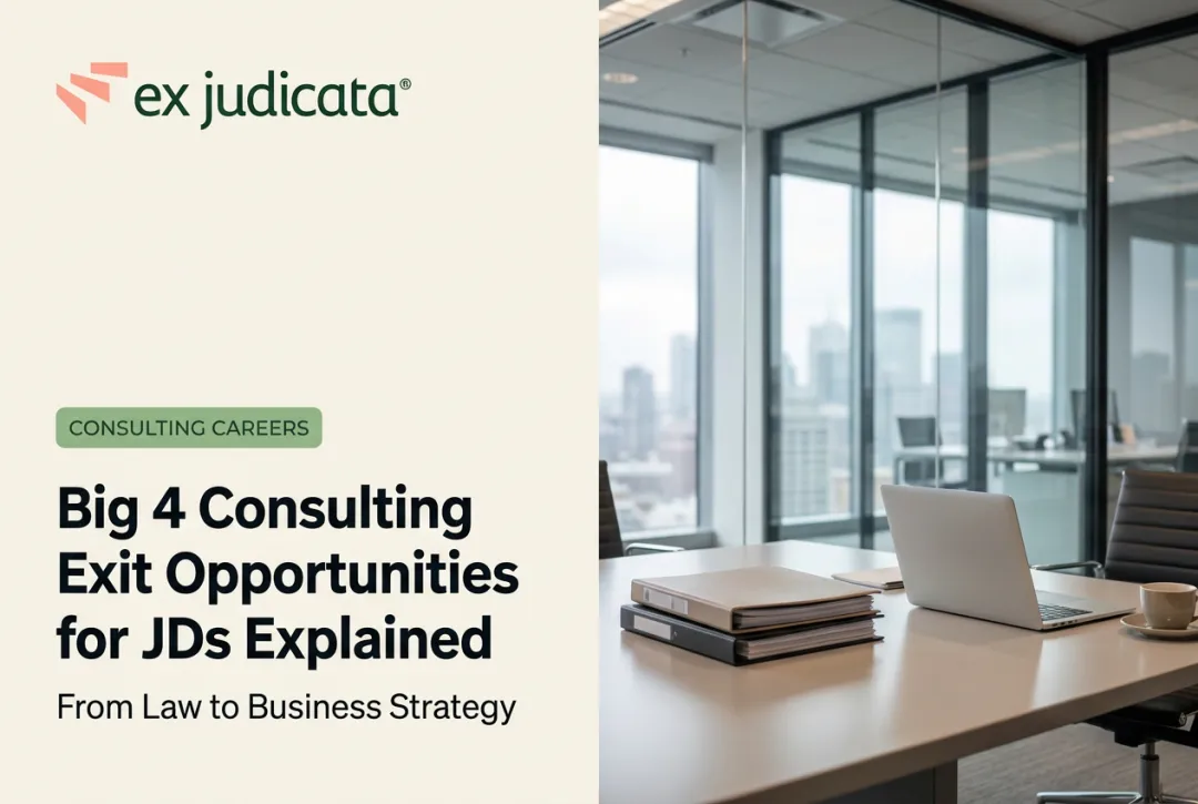 Big 4 Consulting Exit Opportunities for JDs Explained