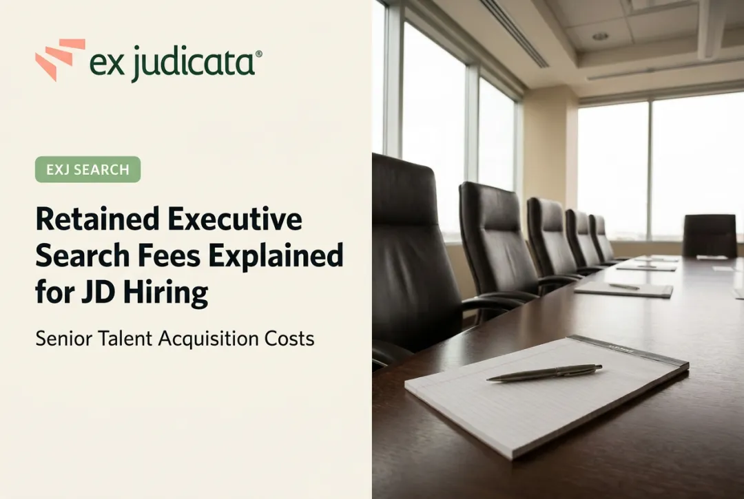 Retained Executive Search Fees Explained for JD Hiring