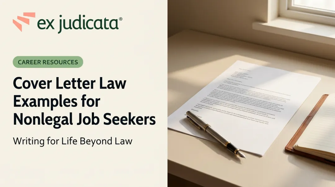 Cover Letter Law Examples for Nonlegal Job Seekers