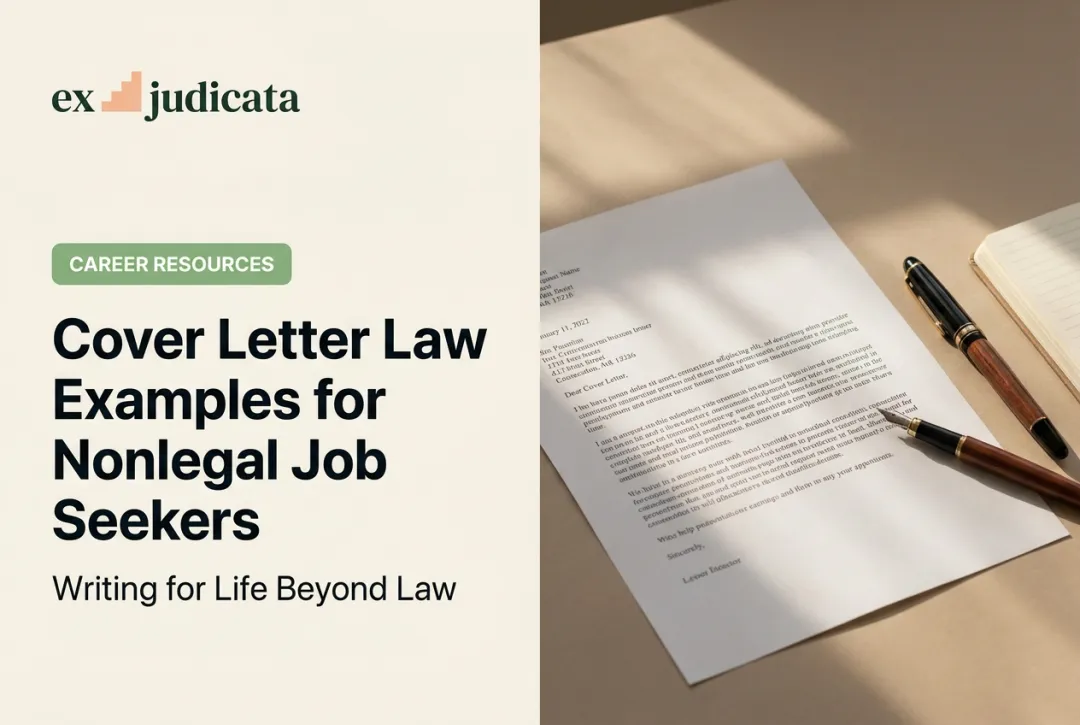 Cover Letter Law Examples for Nonlegal Job Seekers
