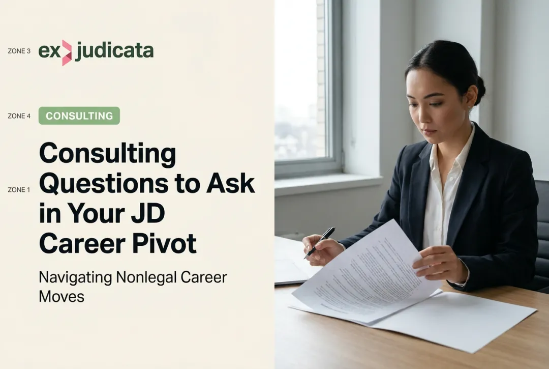 Consulting Questions to Ask in Your JD Career Pivot