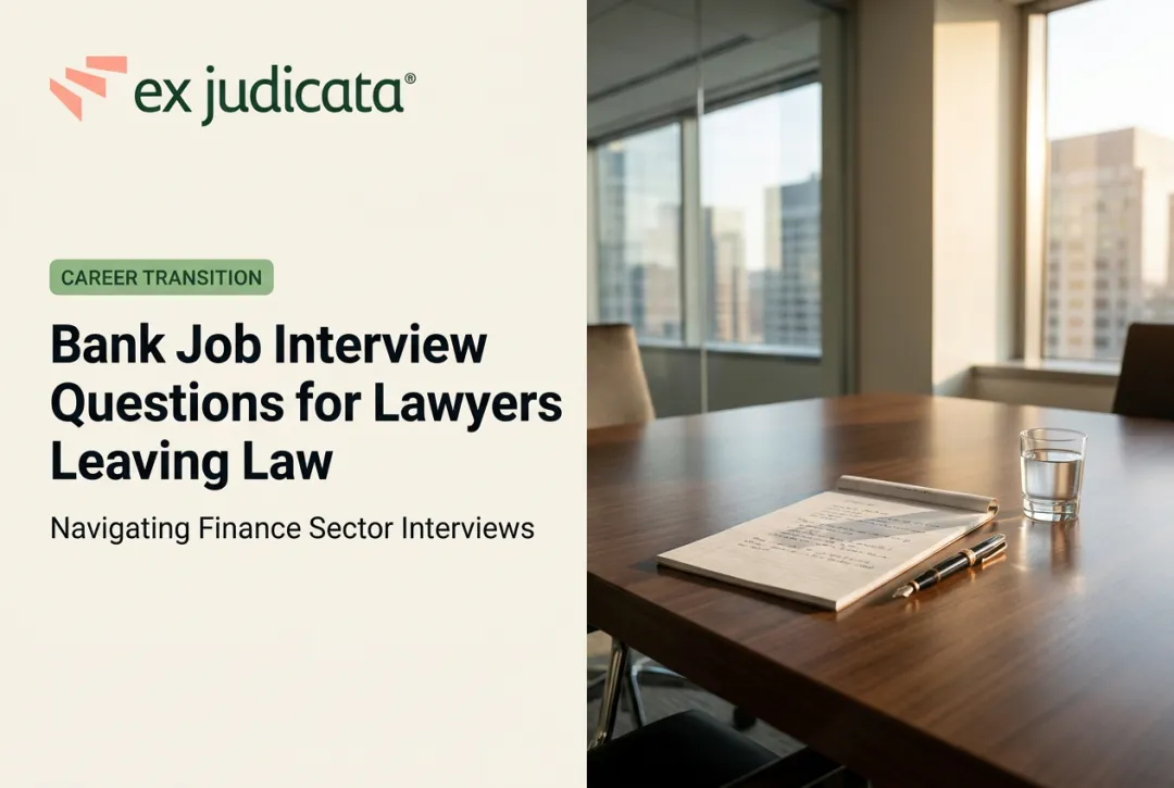 Bank Job Interview Questions for Lawyers Leaving Law