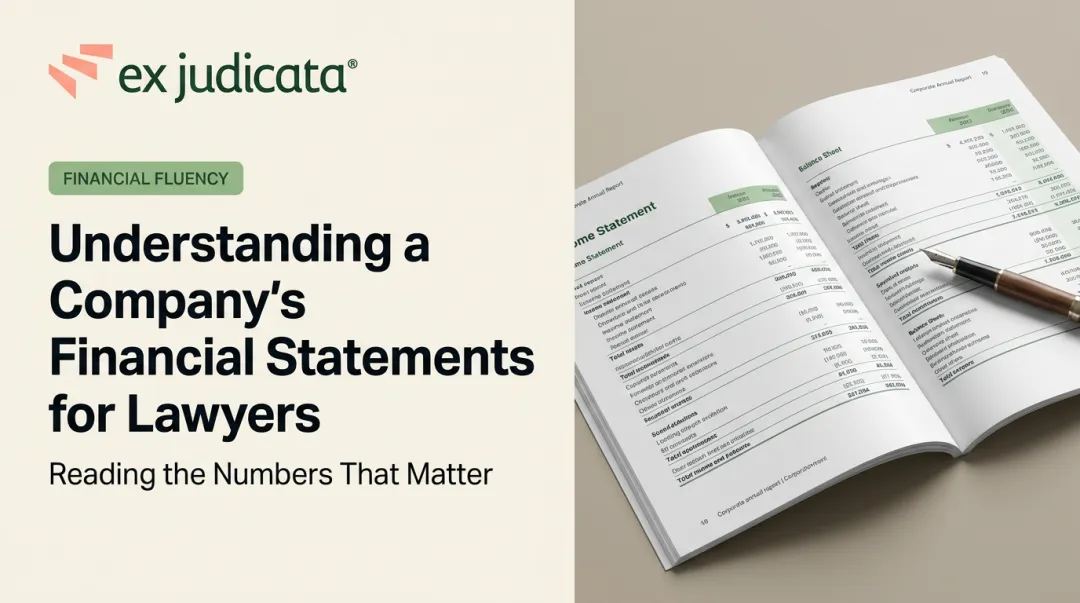 Understanding a Company's Financial Statements for Lawyers