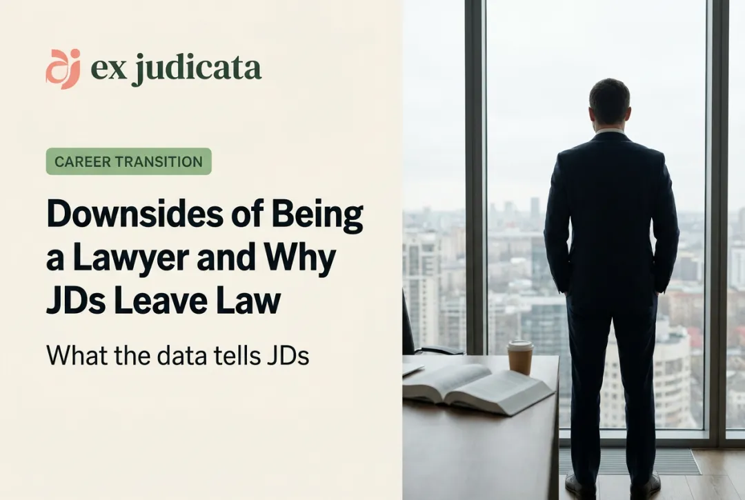 Downsides of Being a Lawyer and Why JDs Leave Law