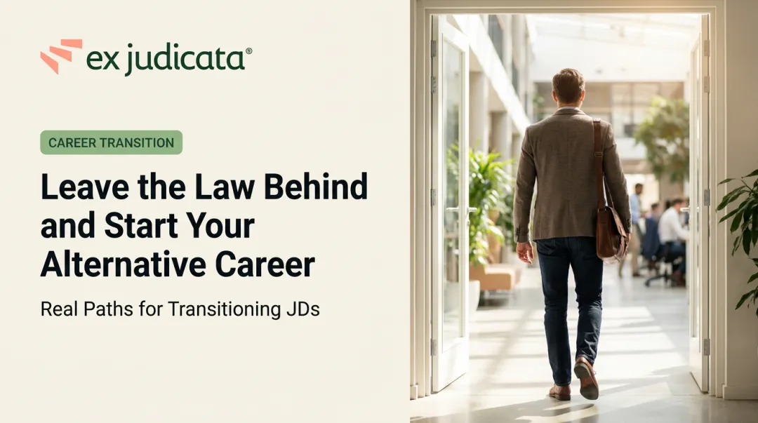 Leave the Law Behind and Start Your Alternative Career