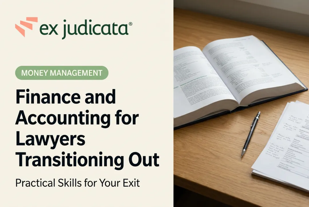 Finance and Accounting for Lawyers Transitioning Out